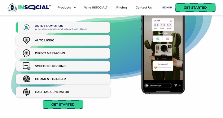 Insocial result preview